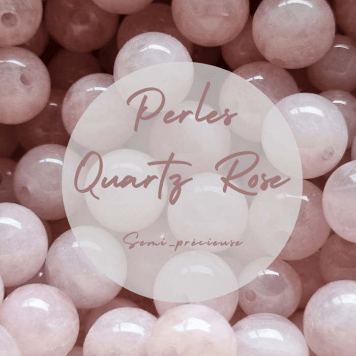 Quartz Rose 6mm, 8mm