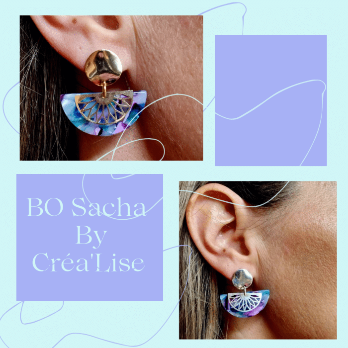 bo sacha puce argent et doré acétate bleu vert violet page accueil