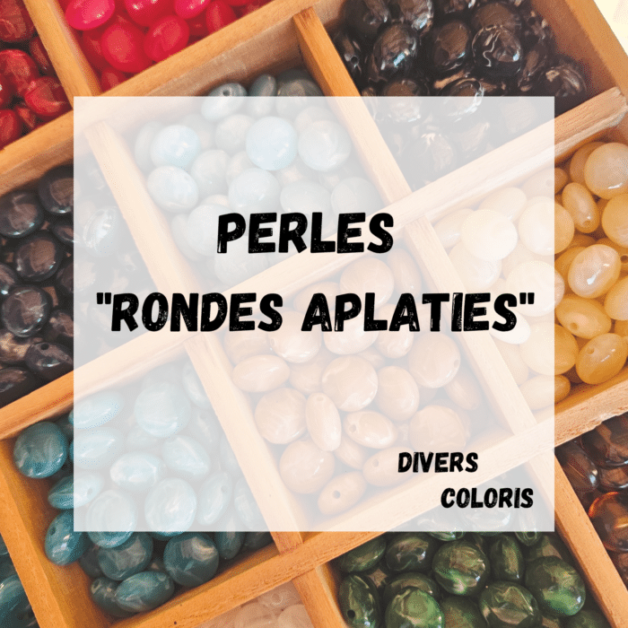 Perle ronde 17mm en acrylique, By Créa'Lise!